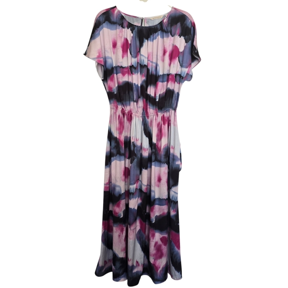 Soft Surroundings Lightweight Multicolor Blue Pink Women's Dress